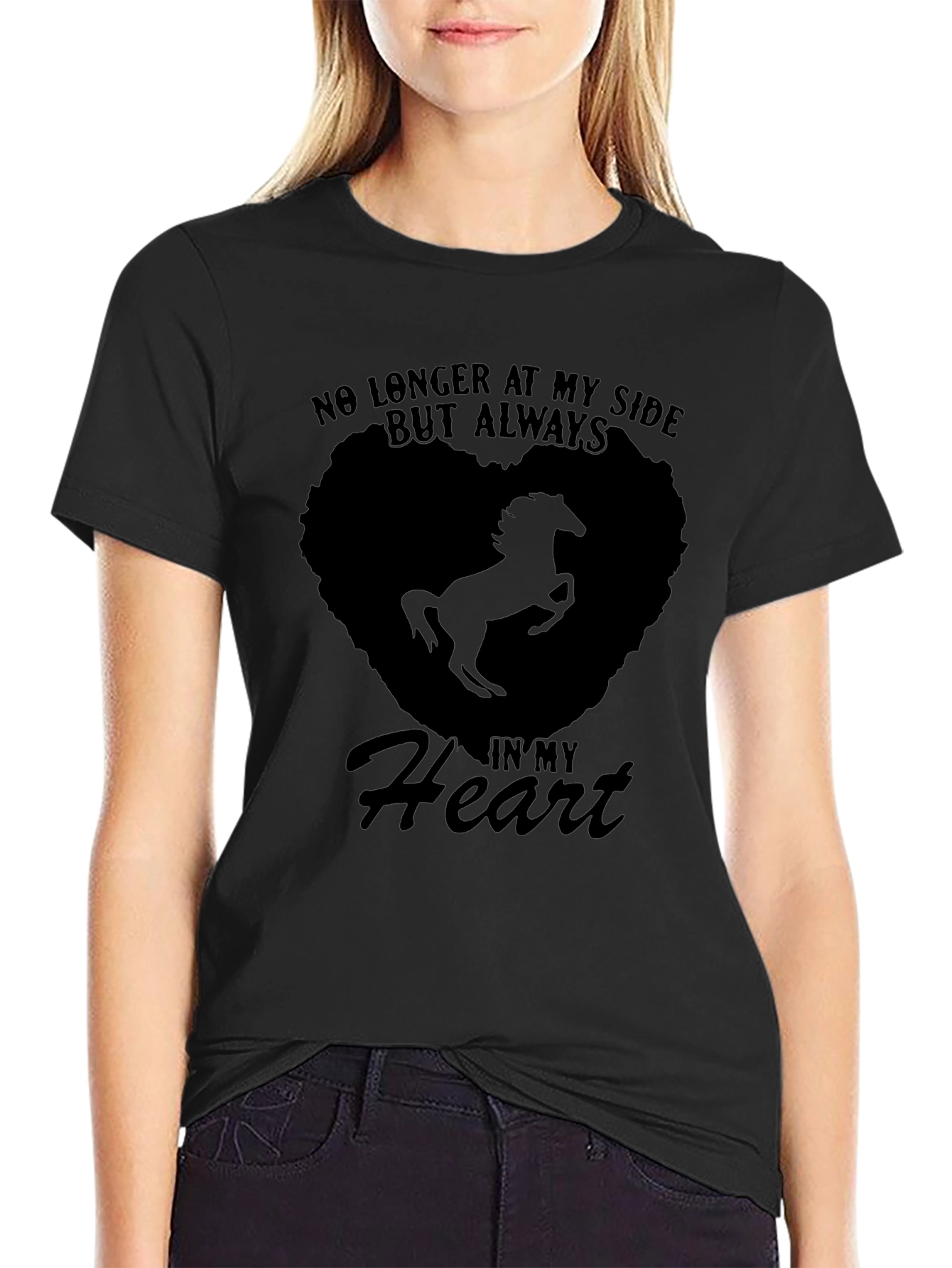 Horse Memorial T-Shirt: Always in My Heart