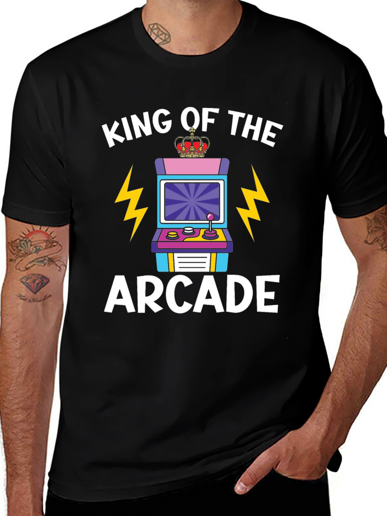 King of the Arcade T-Shirt - Gamer Style