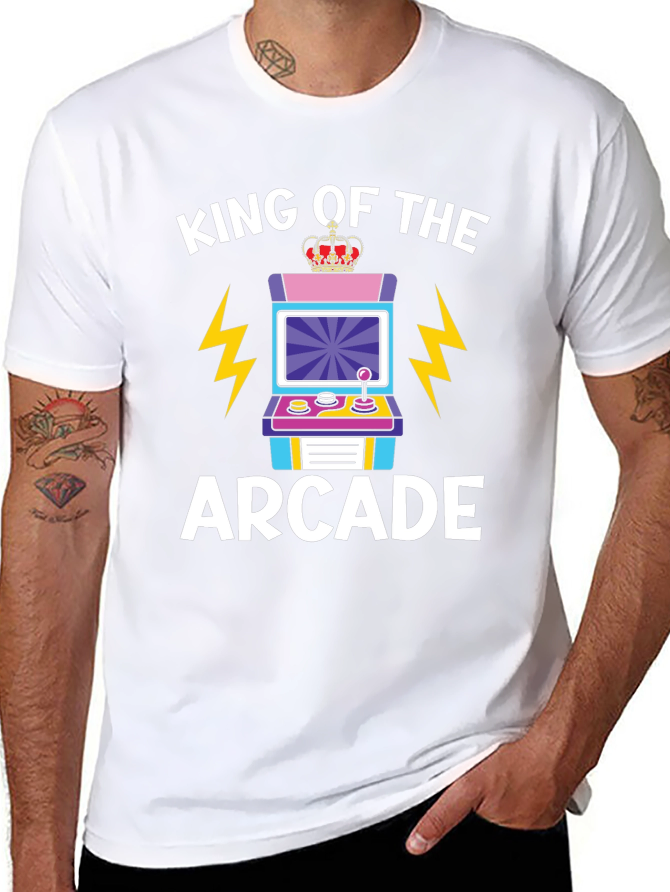 King of the Arcade T-Shirt - Gamer Style