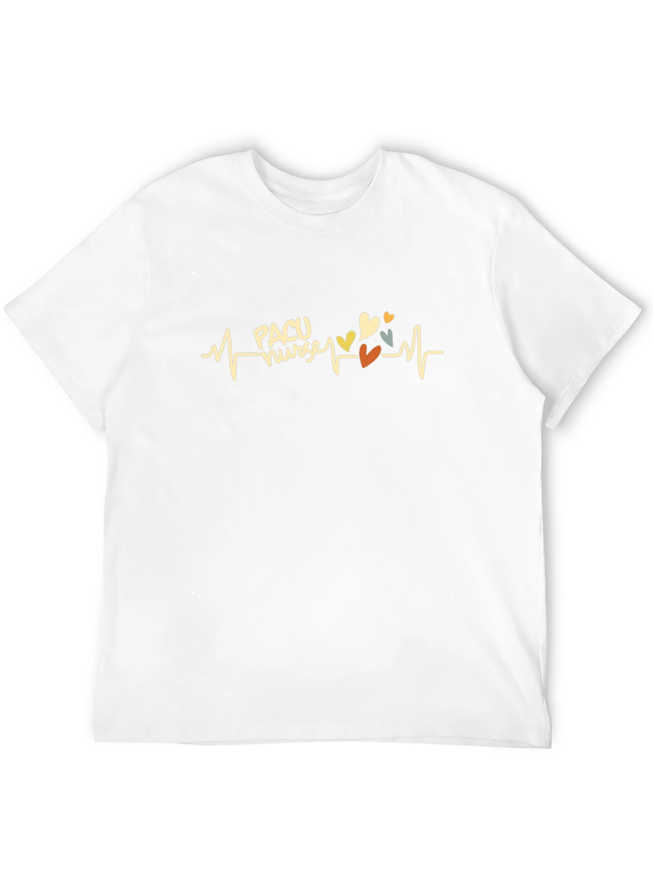 PACU Nurse Heartbeat T-Shirt - Stylish Medical Apparel
