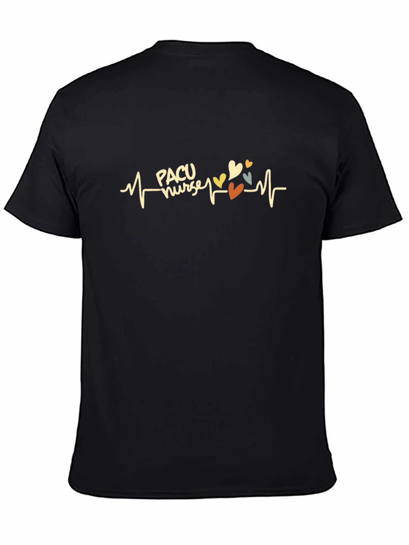 PACU Nurse Heartbeat T-Shirt - Stylish Medical Apparel