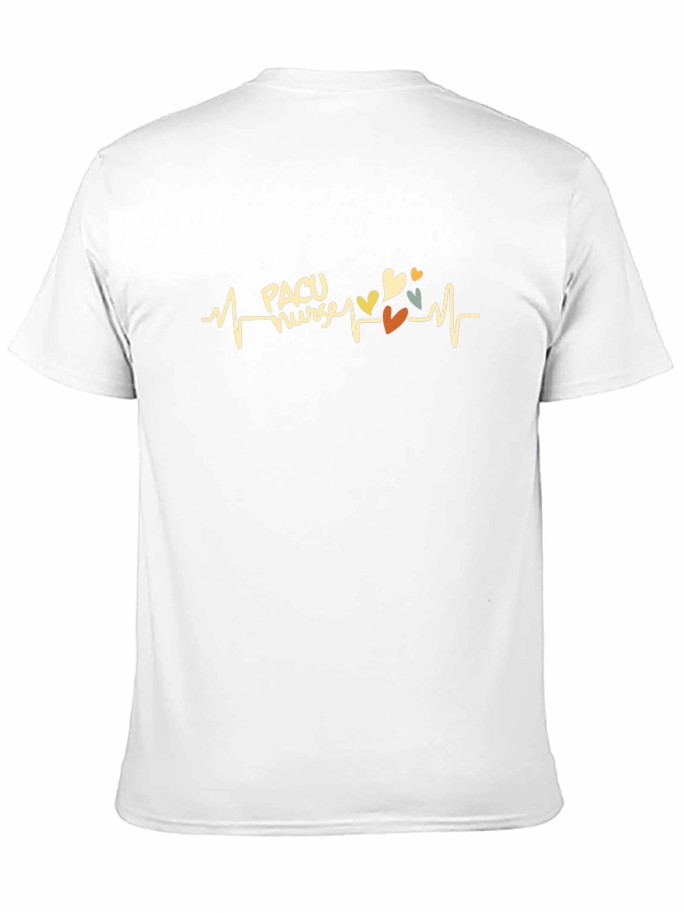 PACU Nurse Heartbeat T-Shirt - Stylish Medical Apparel