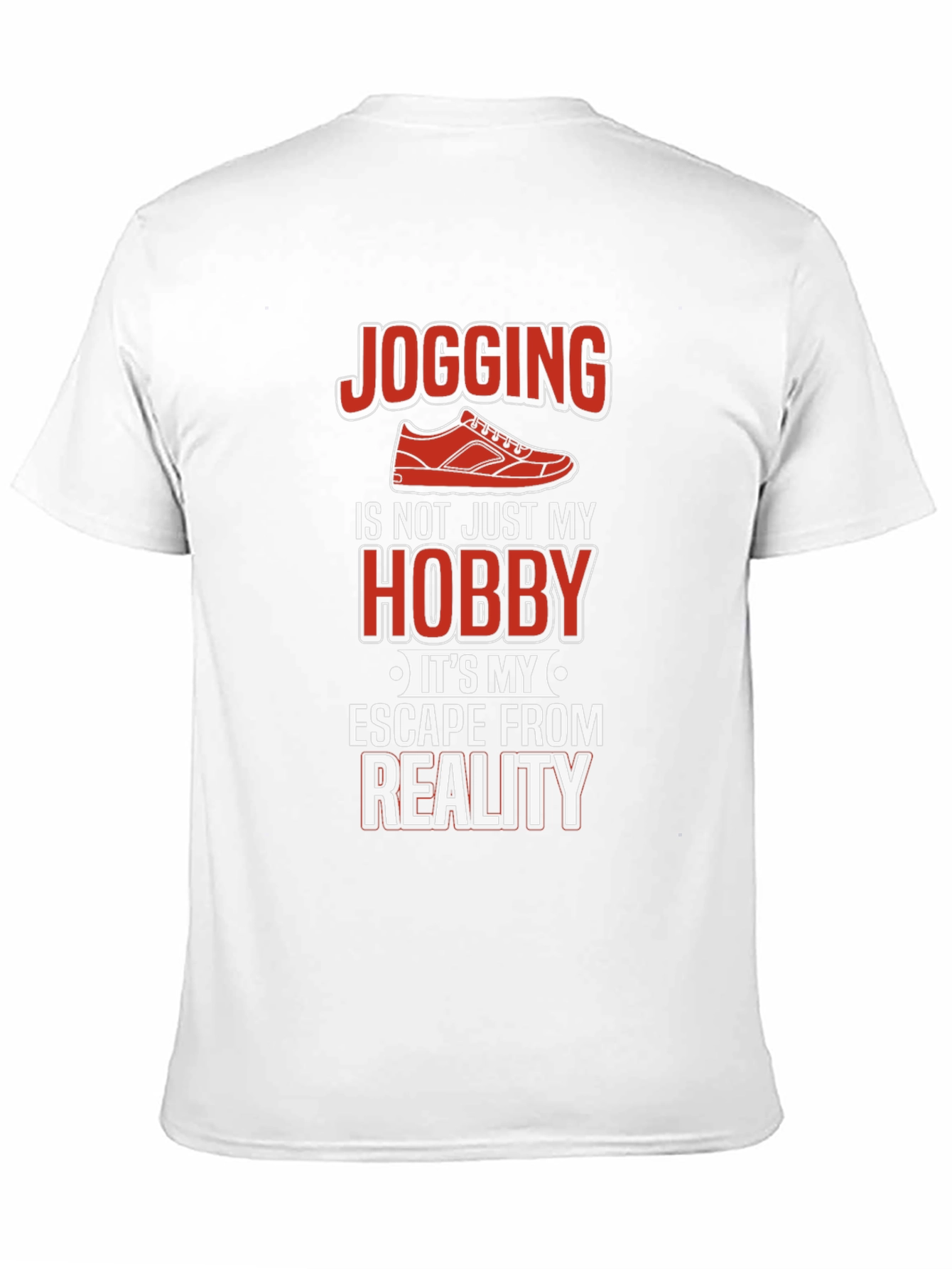 Jogging Hobby Graphic Tee - Escape From Reality T-Shirt