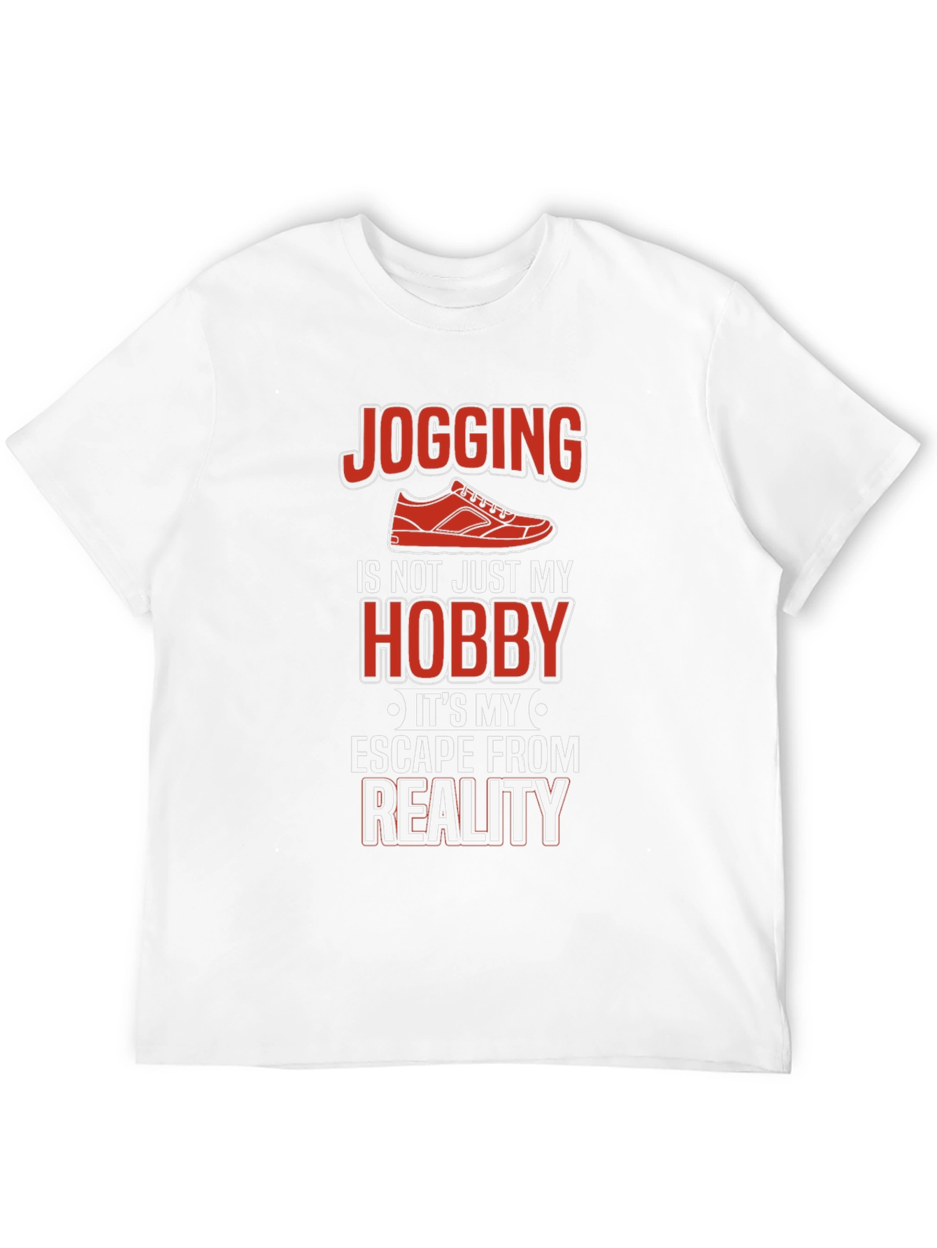 Jogging Hobby Graphic Tee - Escape From Reality T-Shirt