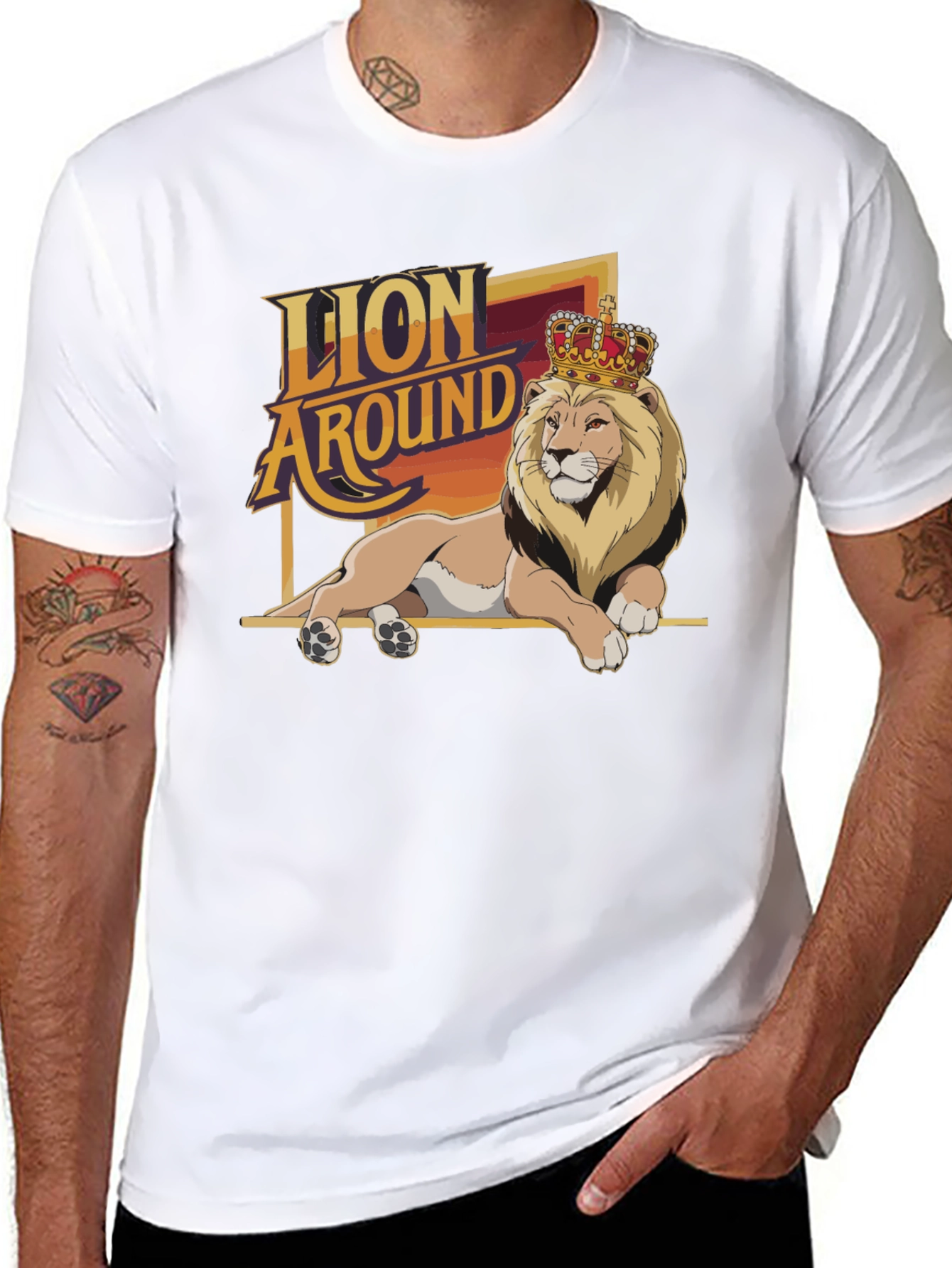 Lion Around T-Shirt - King of the Jungle Tee