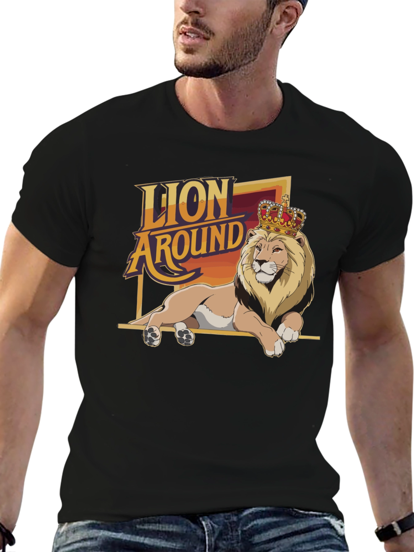 Lion Around T-Shirt - King of the Jungle Tee