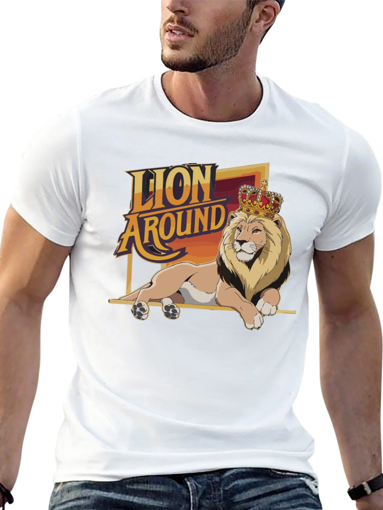 Lion Around T-Shirt - King of the Jungle Tee