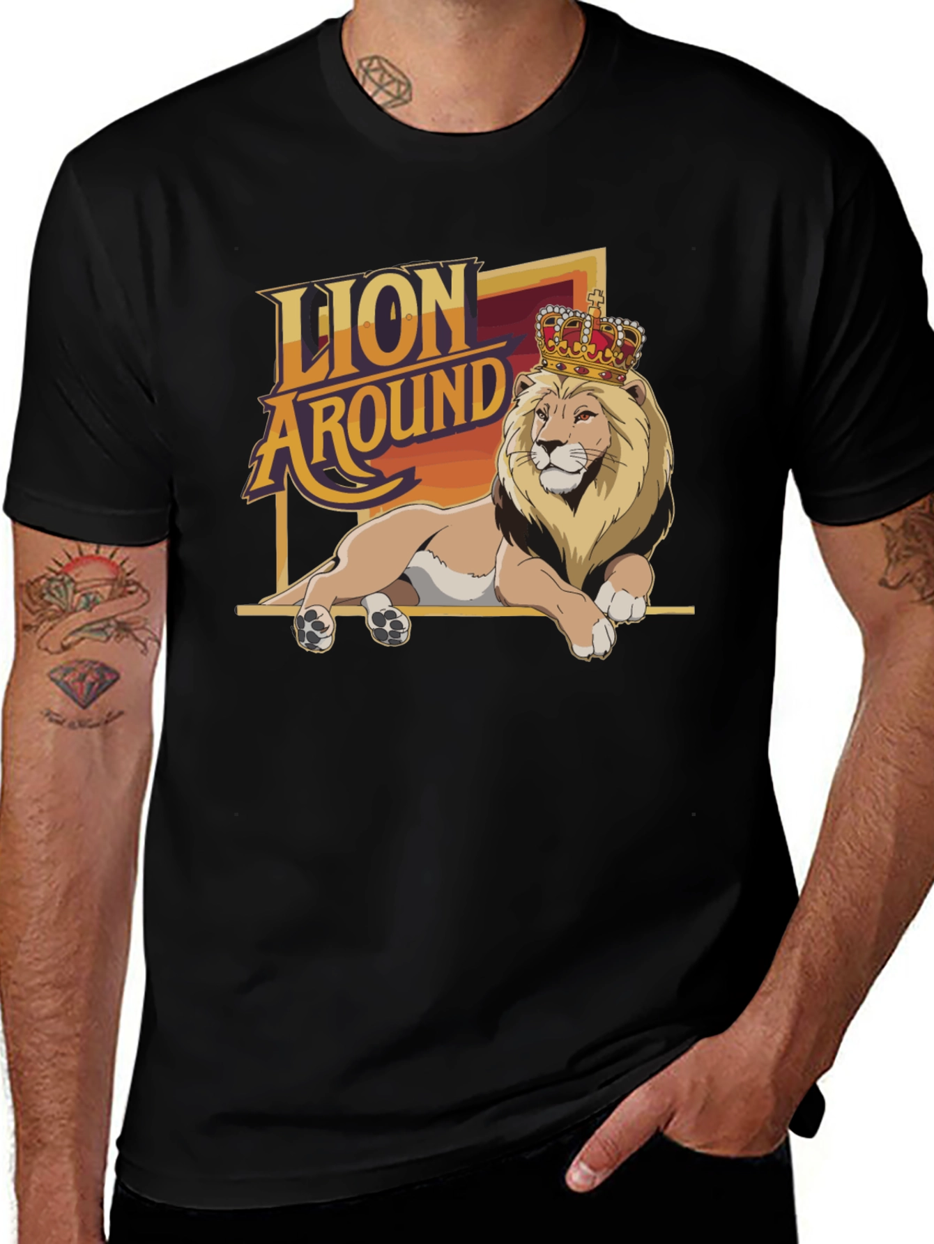 Lion Around T-Shirt - King of the Jungle Tee