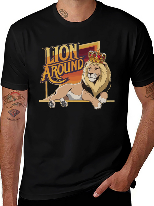 Lion Around T-Shirt - King of the Jungle Tee