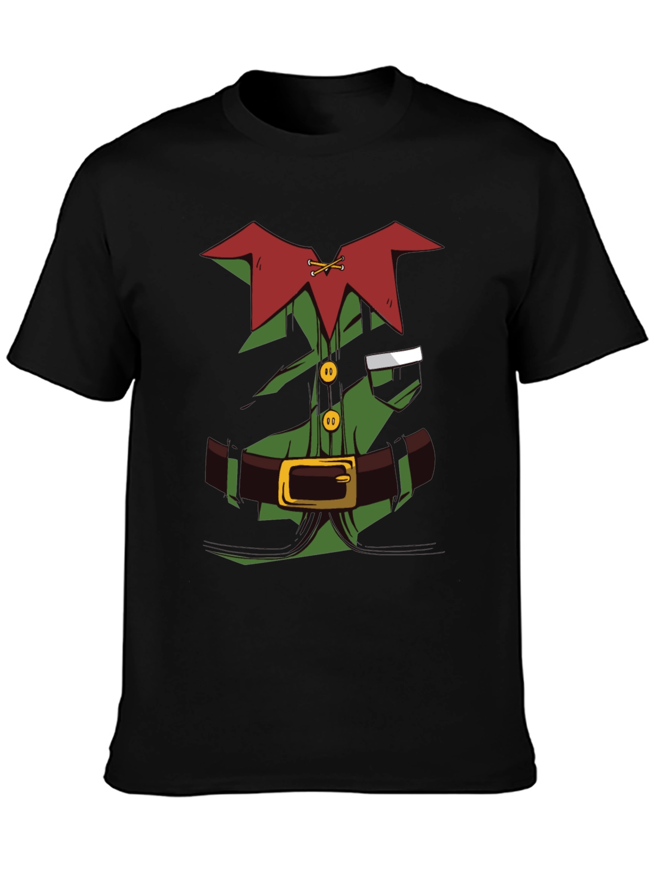 Elf Costume Graphic Tee - Holiday Fun