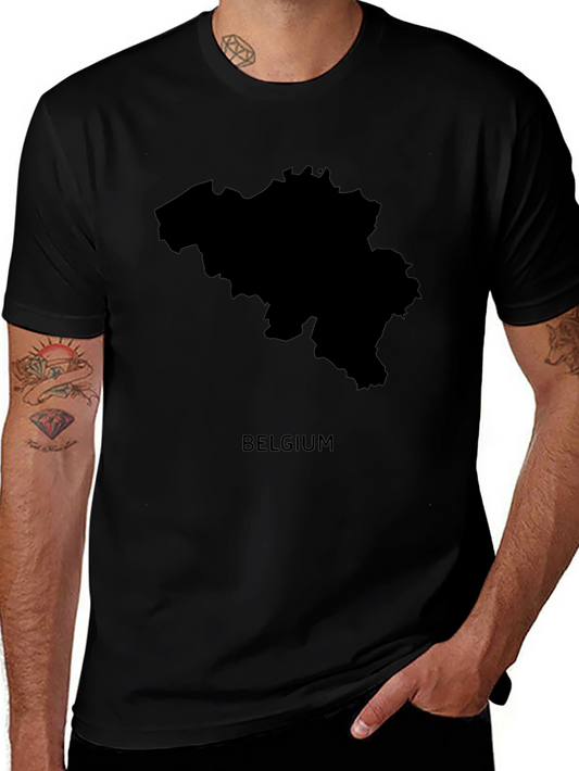 Belgium Map T-Shirt - Stylish Country Pride Tee