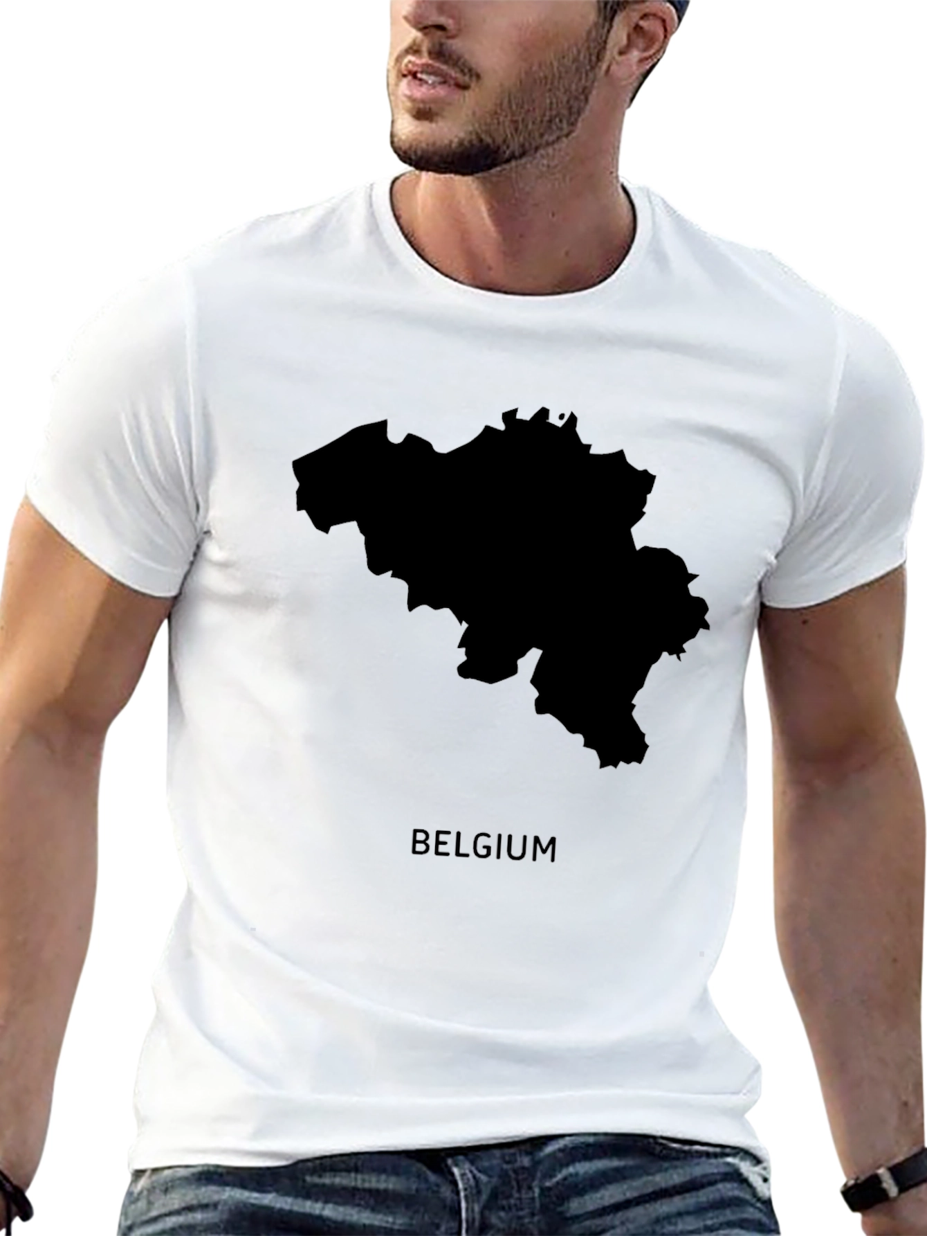 Belgium Map T-Shirt - Stylish Country Pride Tee