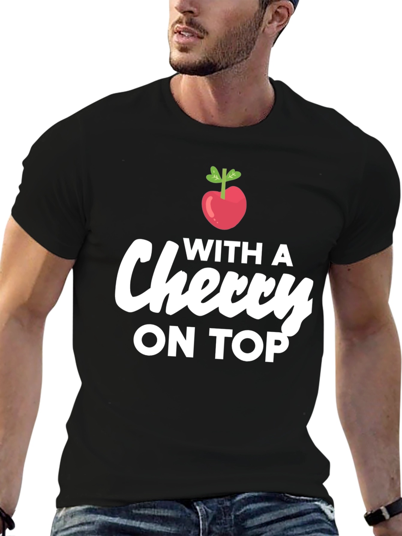 Cherry On Top Graphic T-Shirt - Fun & Stylish!