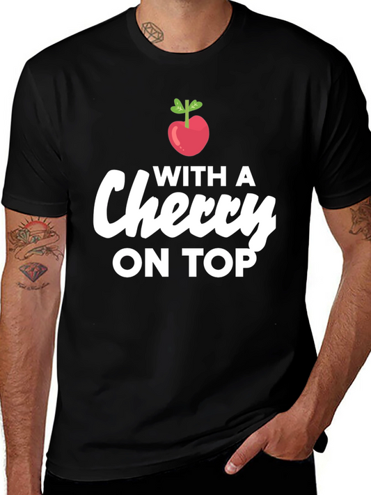 Cherry On Top Graphic T-Shirt - Fun & Stylish!