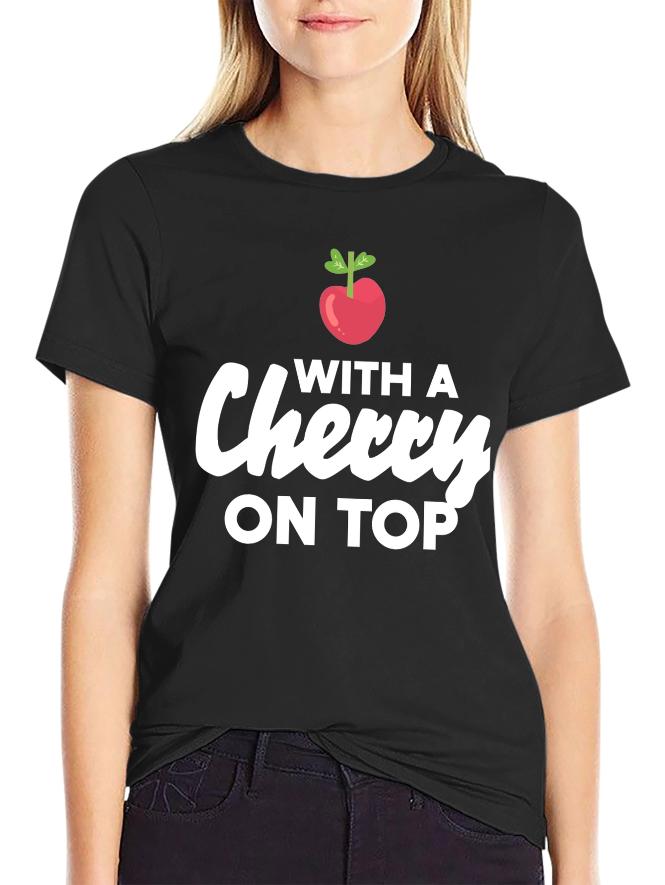 Cherry On Top Graphic T-Shirt - Fun & Stylish!
