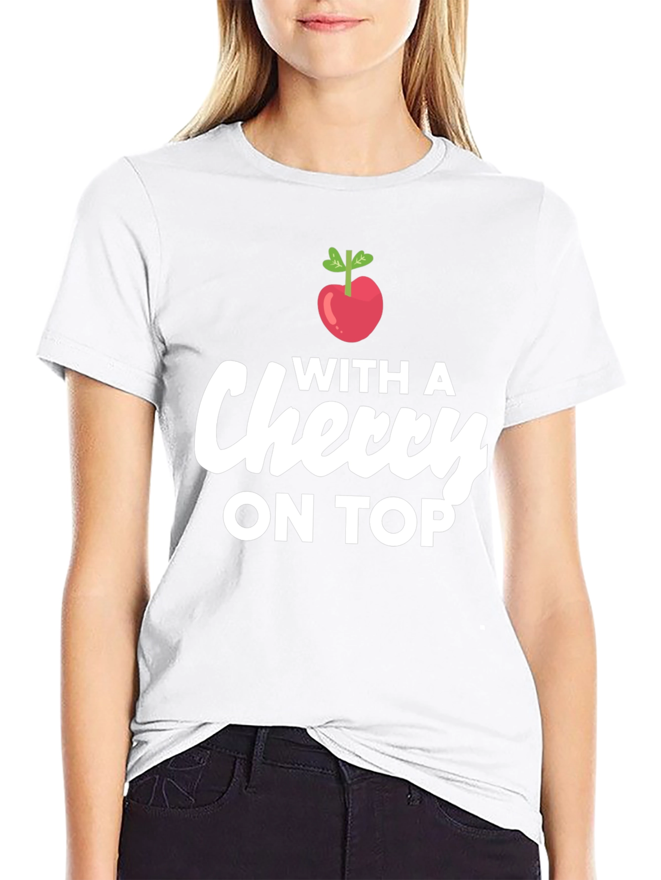 Cherry On Top Graphic T-Shirt - Fun & Stylish!