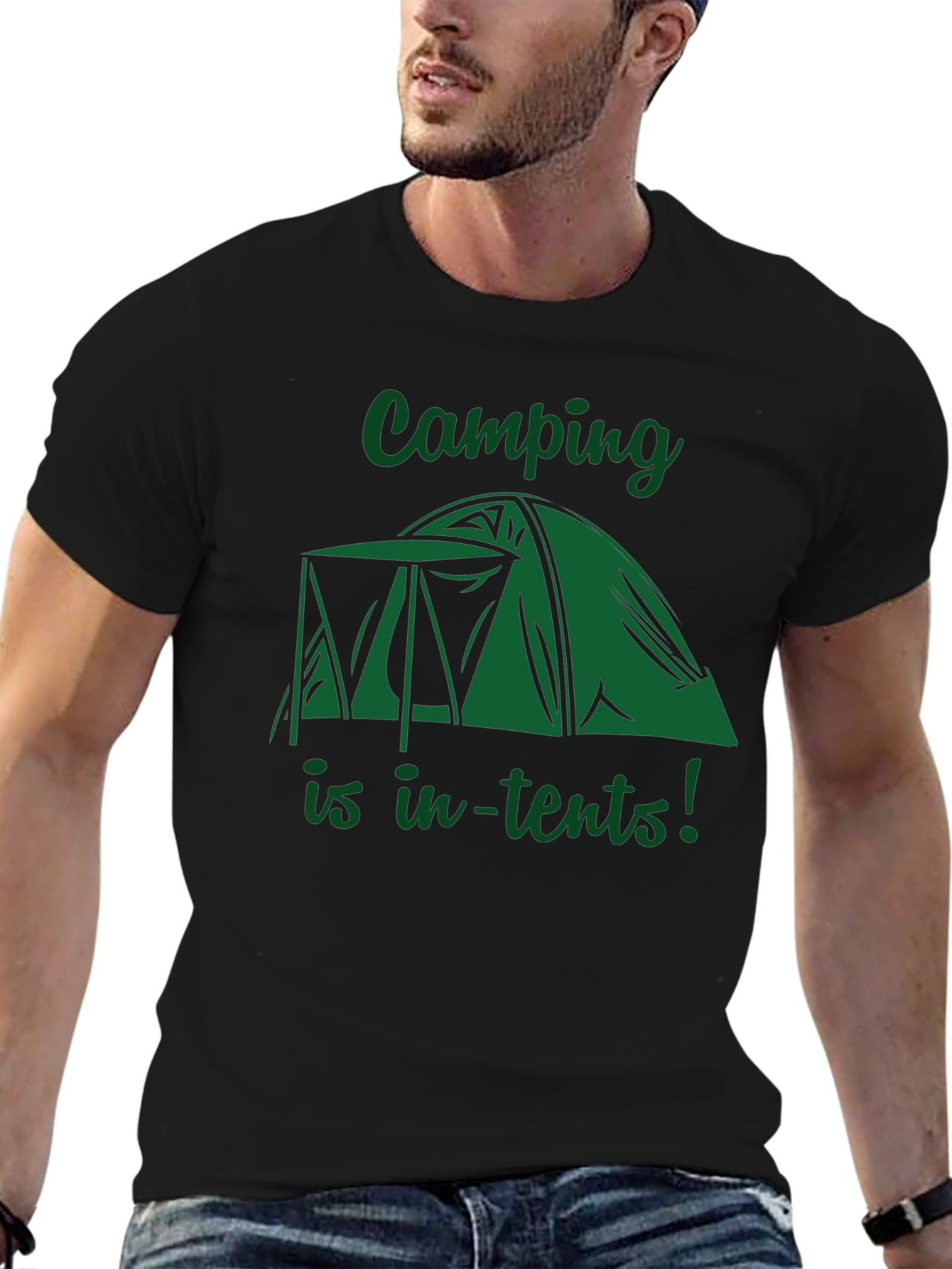 Camping Is In-Tents! Graphic T-Shirt