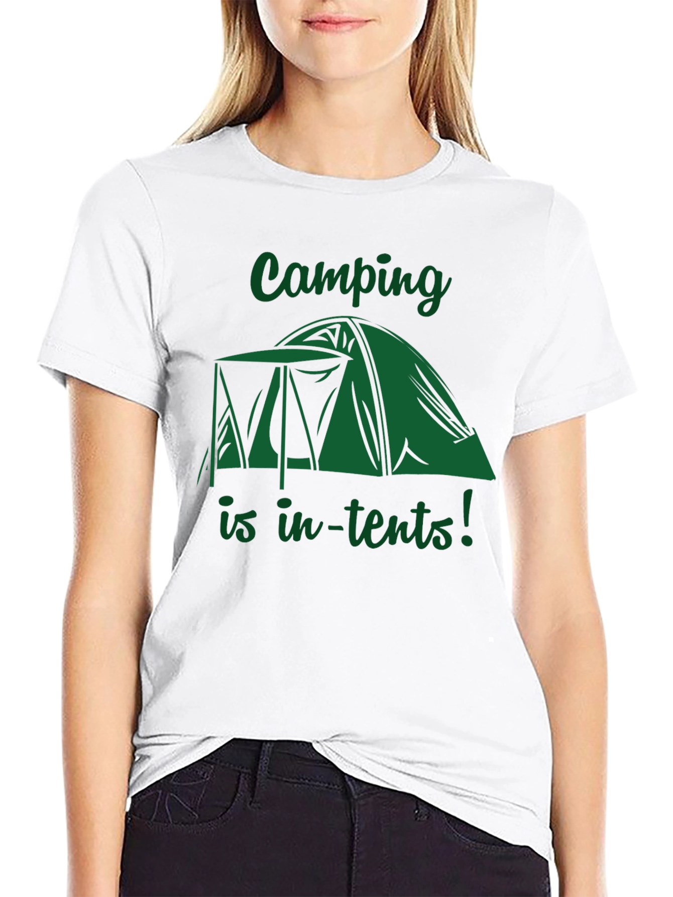 Camping Is In-Tents! Graphic T-Shirt