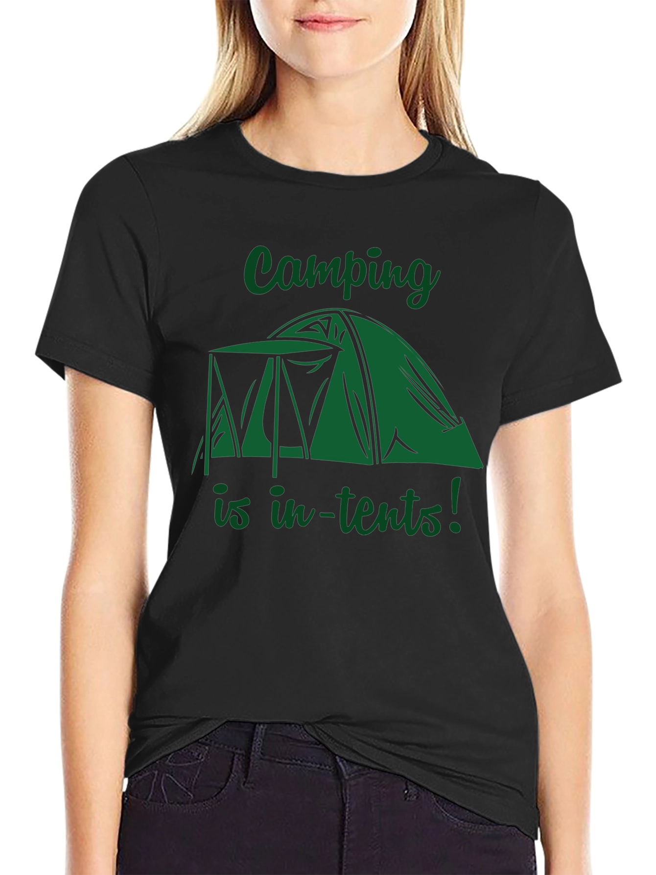 Camping Is In-Tents! Graphic T-Shirt