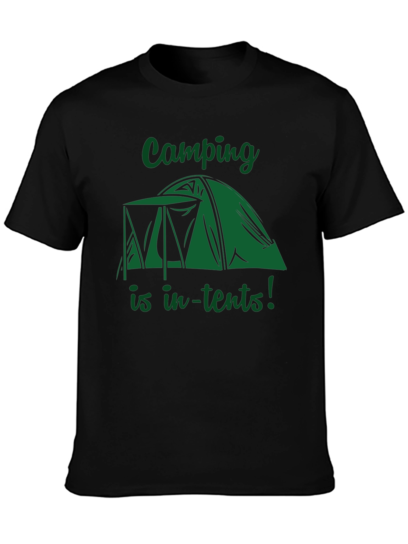 Camping Is In-Tents! Graphic T-Shirt