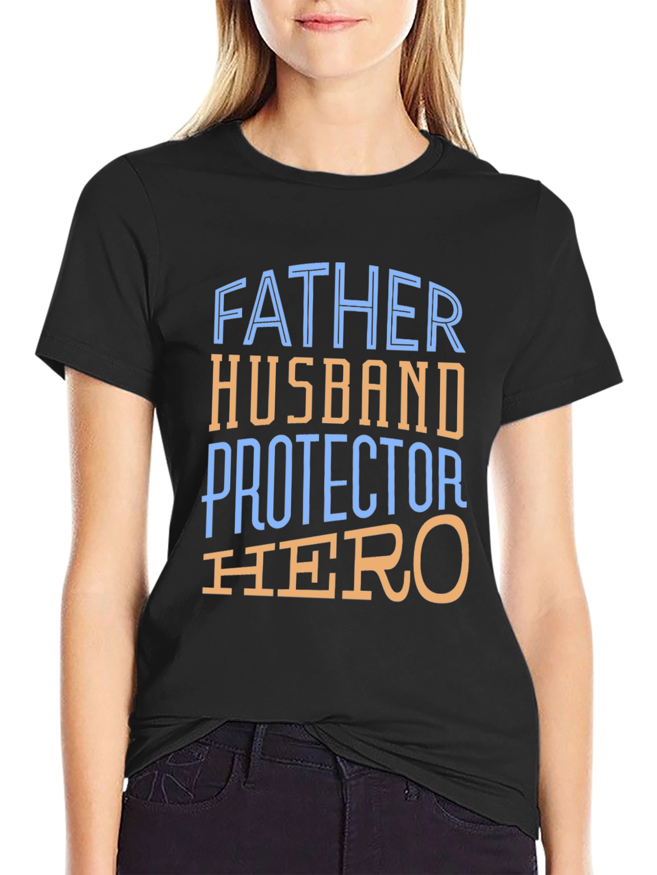 Father Husband Protector Hero T-Shirt