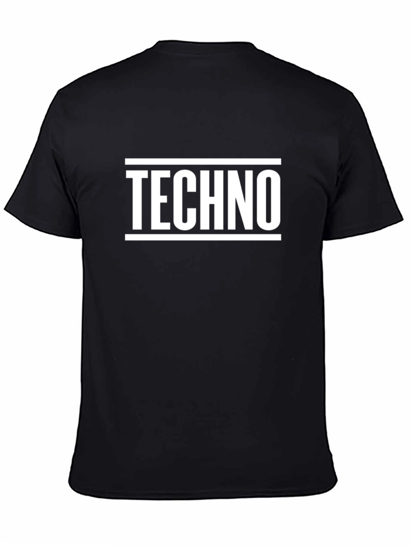 Techno Graphic Tee - Bold Minimalist Design