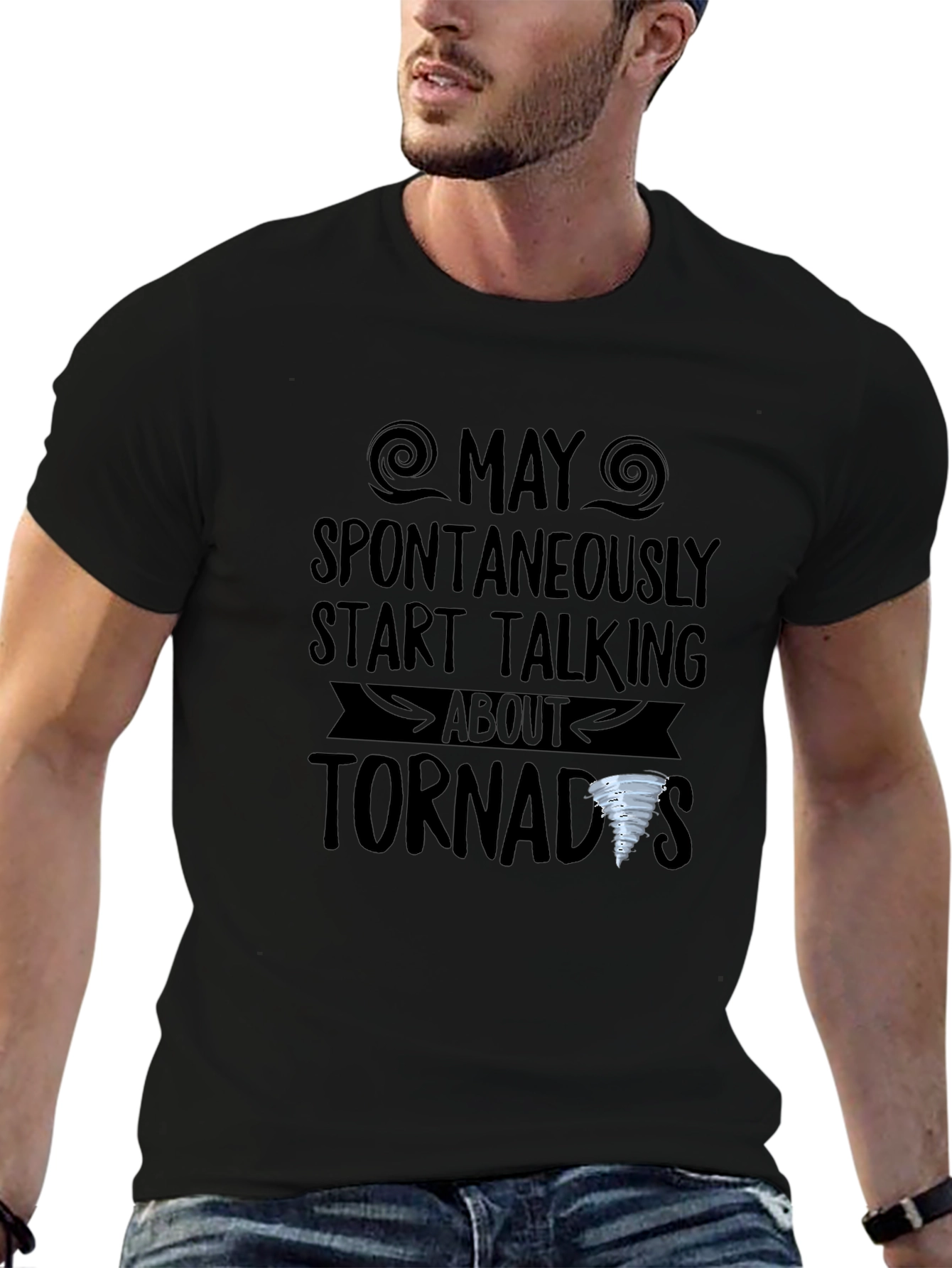 Tornado Enthusiast Black T-Shirt
