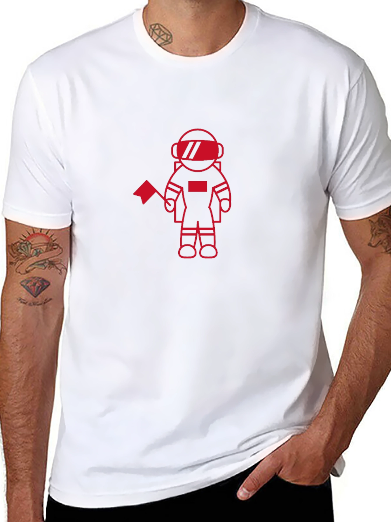 Astronaut Graphic Tee - Space Adventure Awaits!