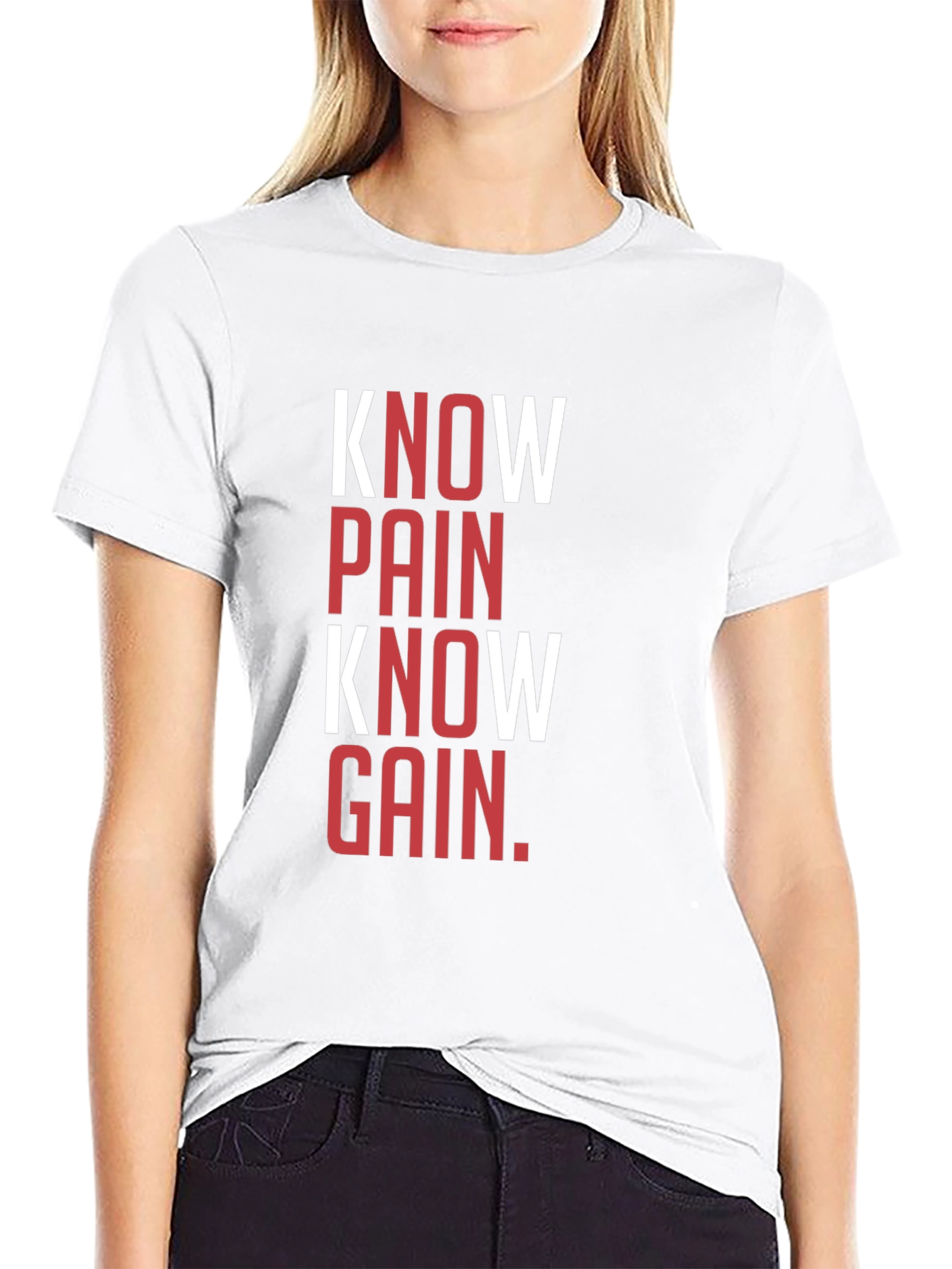 Know Pain Know Gain Graphic Tee