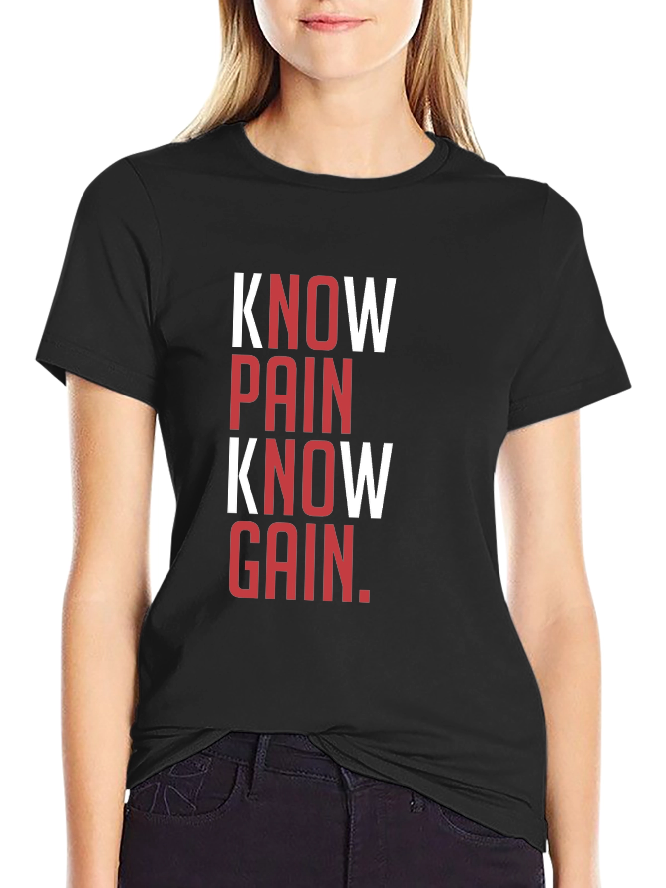 Know Pain Know Gain Graphic Tee