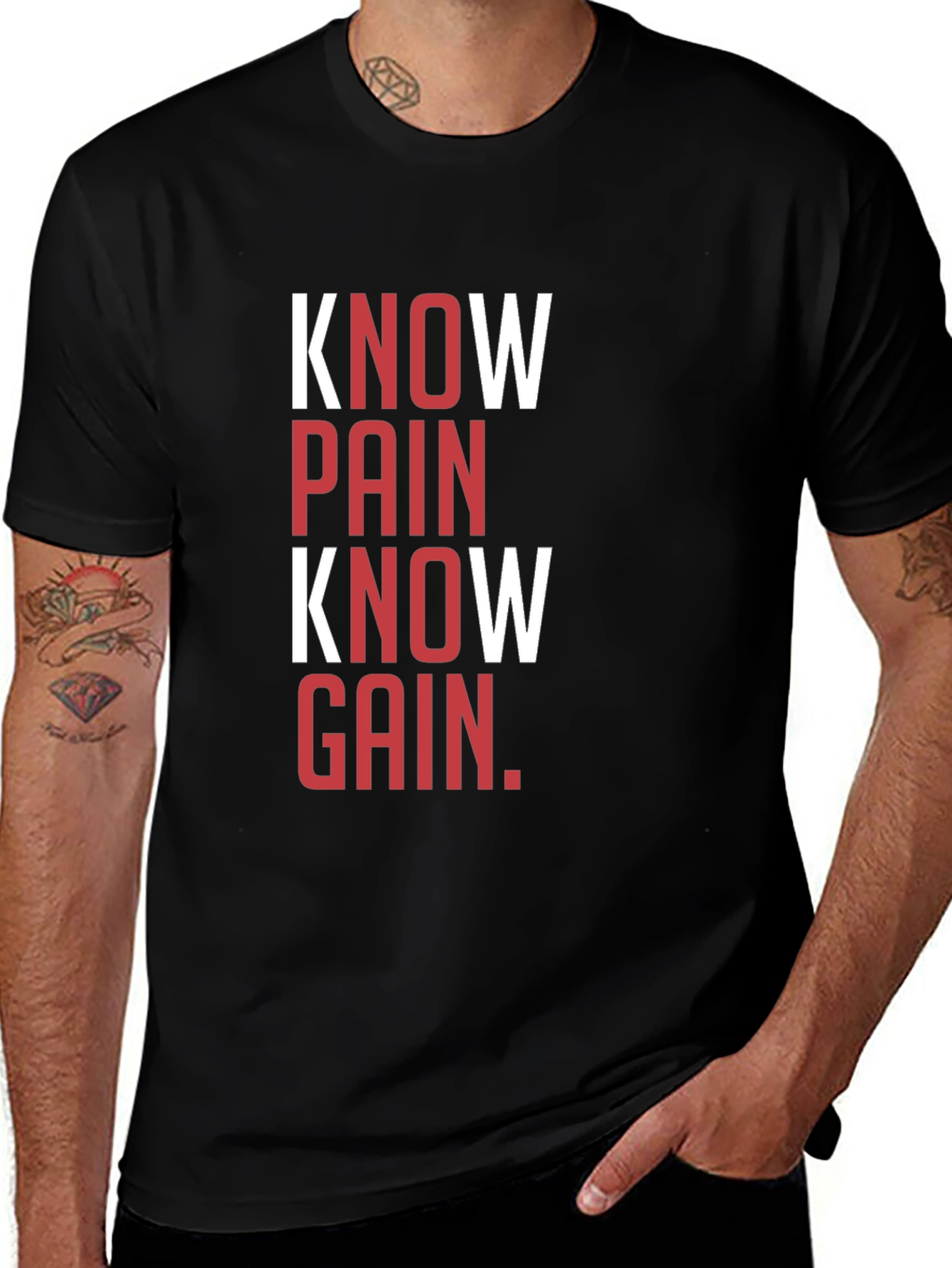 Know Pain Know Gain Graphic Tee