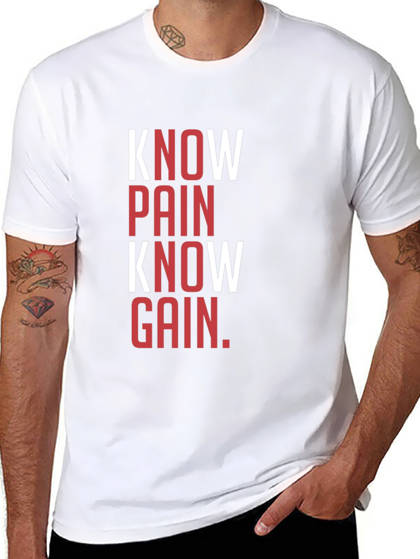 Know Pain Know Gain Graphic Tee