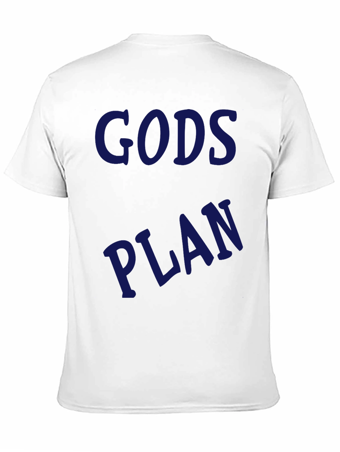 Gods Plan Graphic Tee - Black Casual T-Shirt