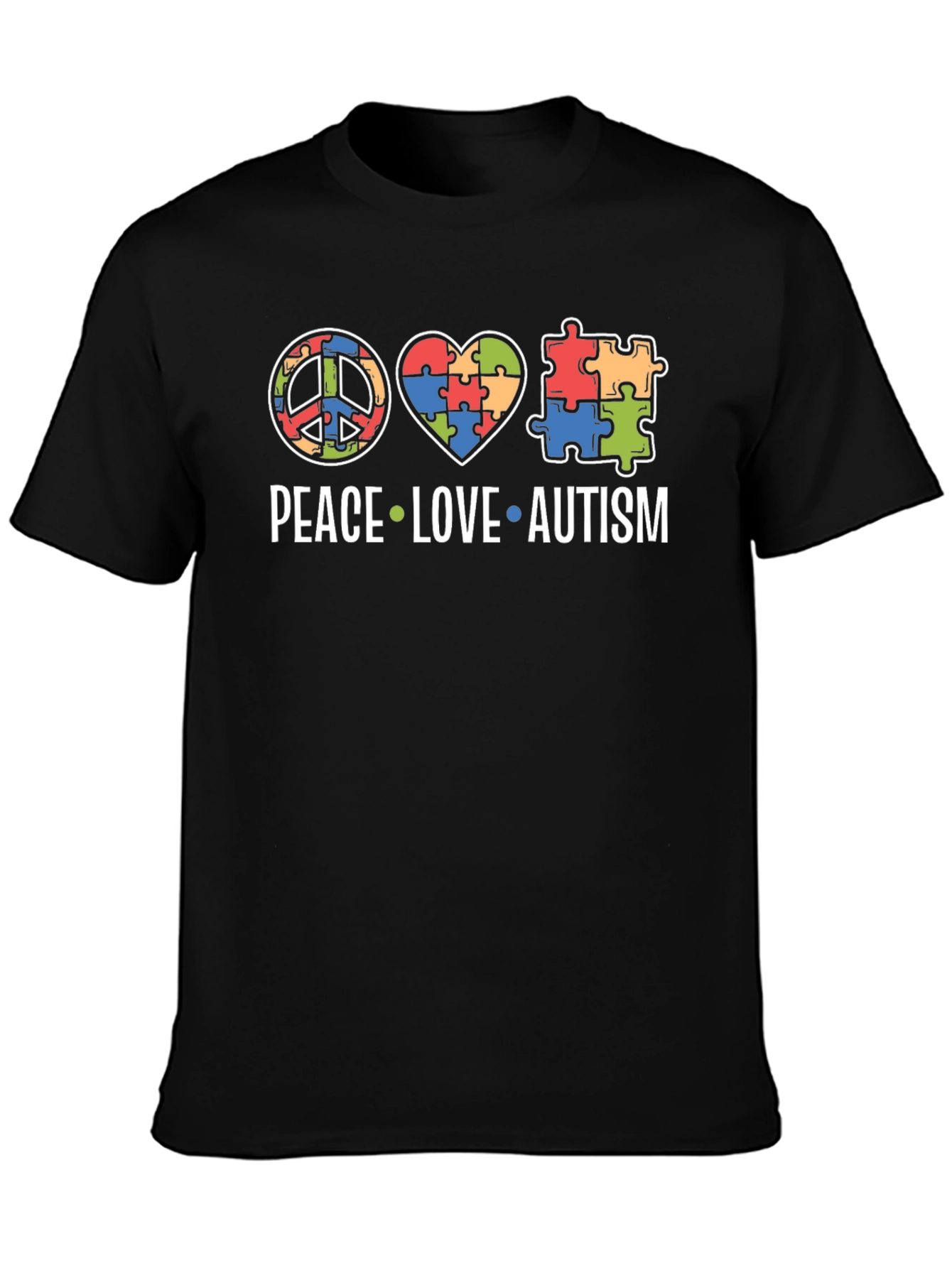 Peace Love Autism T-Shirt