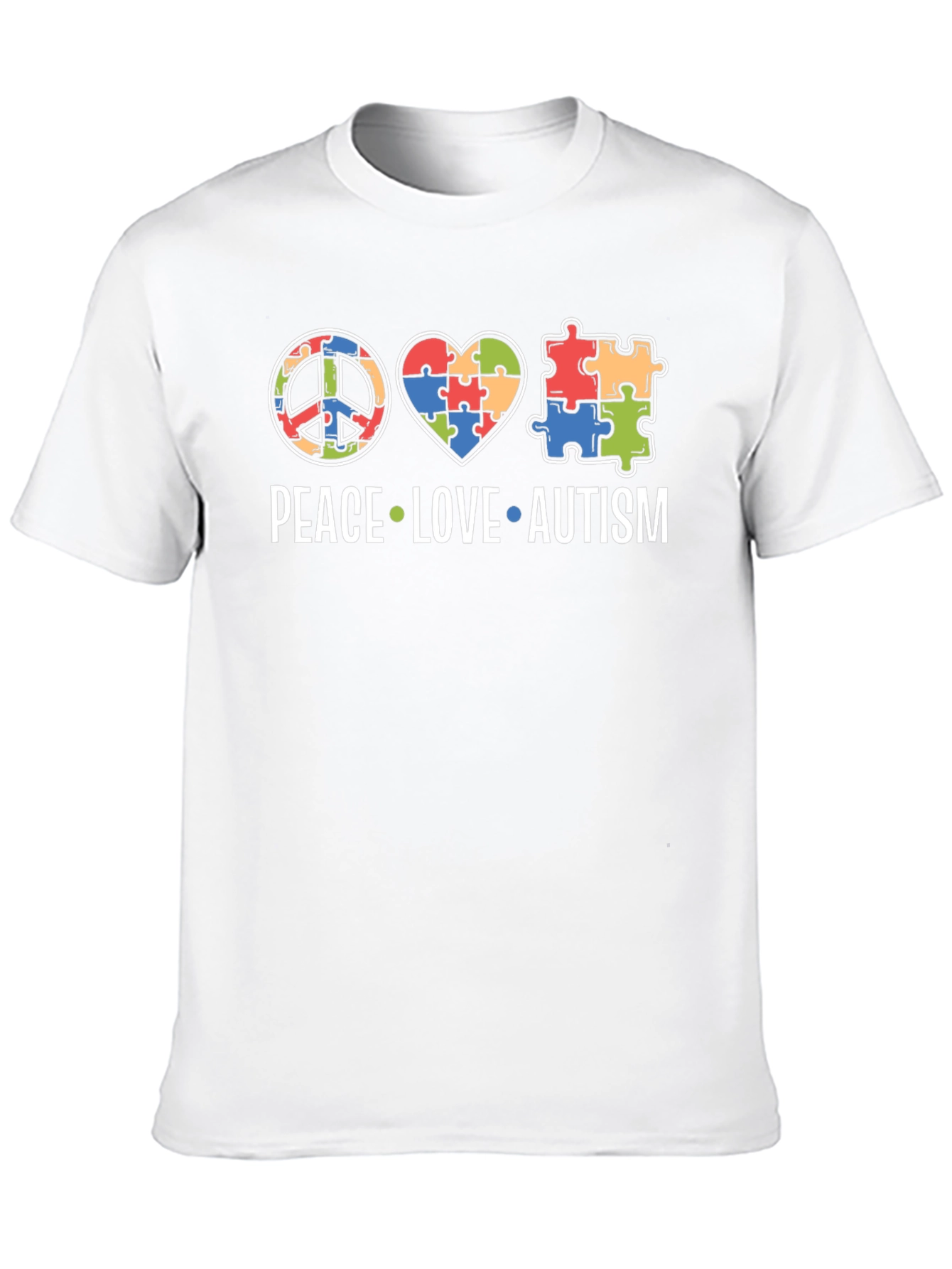 Peace Love Autism T-Shirt