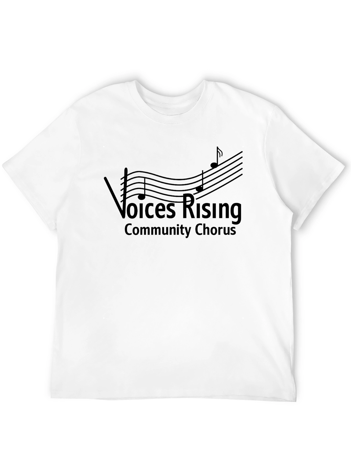 Voices Rising Chorus T-Shirt - Community Music Tee