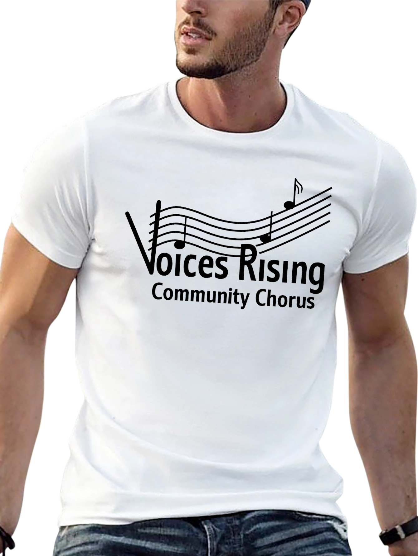 Voices Rising Chorus T-Shirt - Community Music Tee