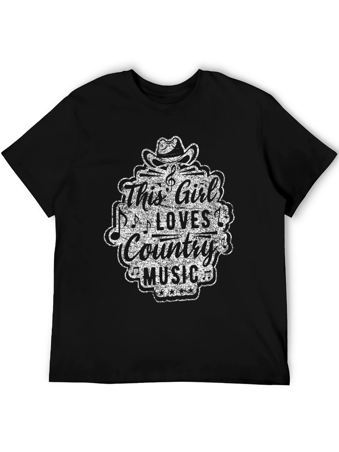This Girl Loves Country Music Graphic Tee