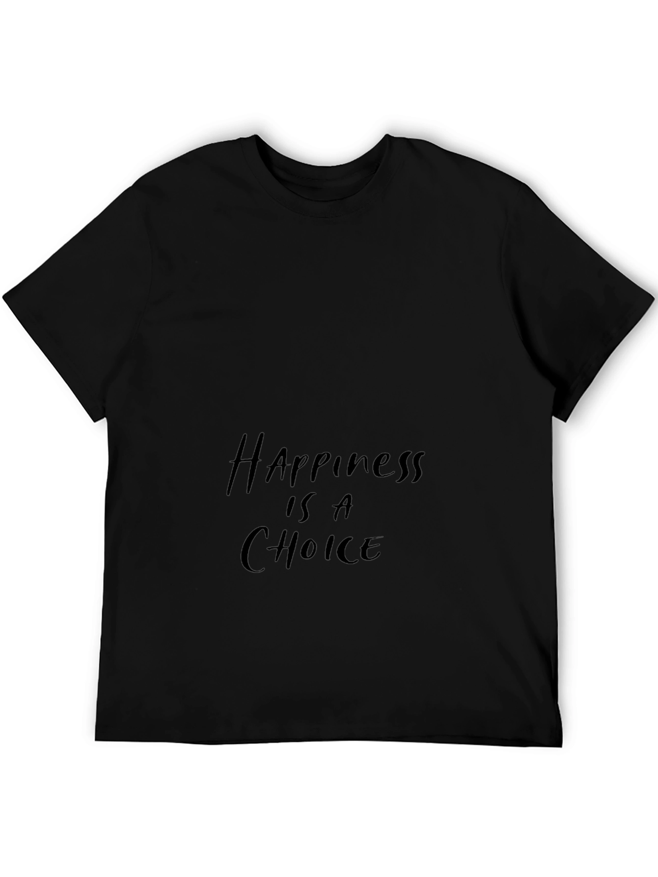 Happiness is a Choice Black T-Shirt
