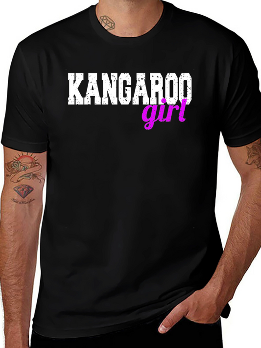 Kangaroo Girl Novelty Graphic Tee