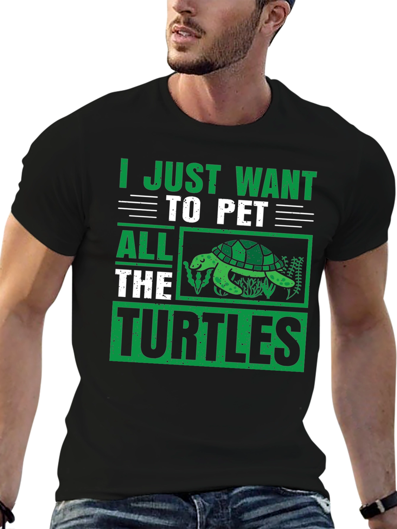 Turtle Lover T-Shirt: Pet All The Turtles!
