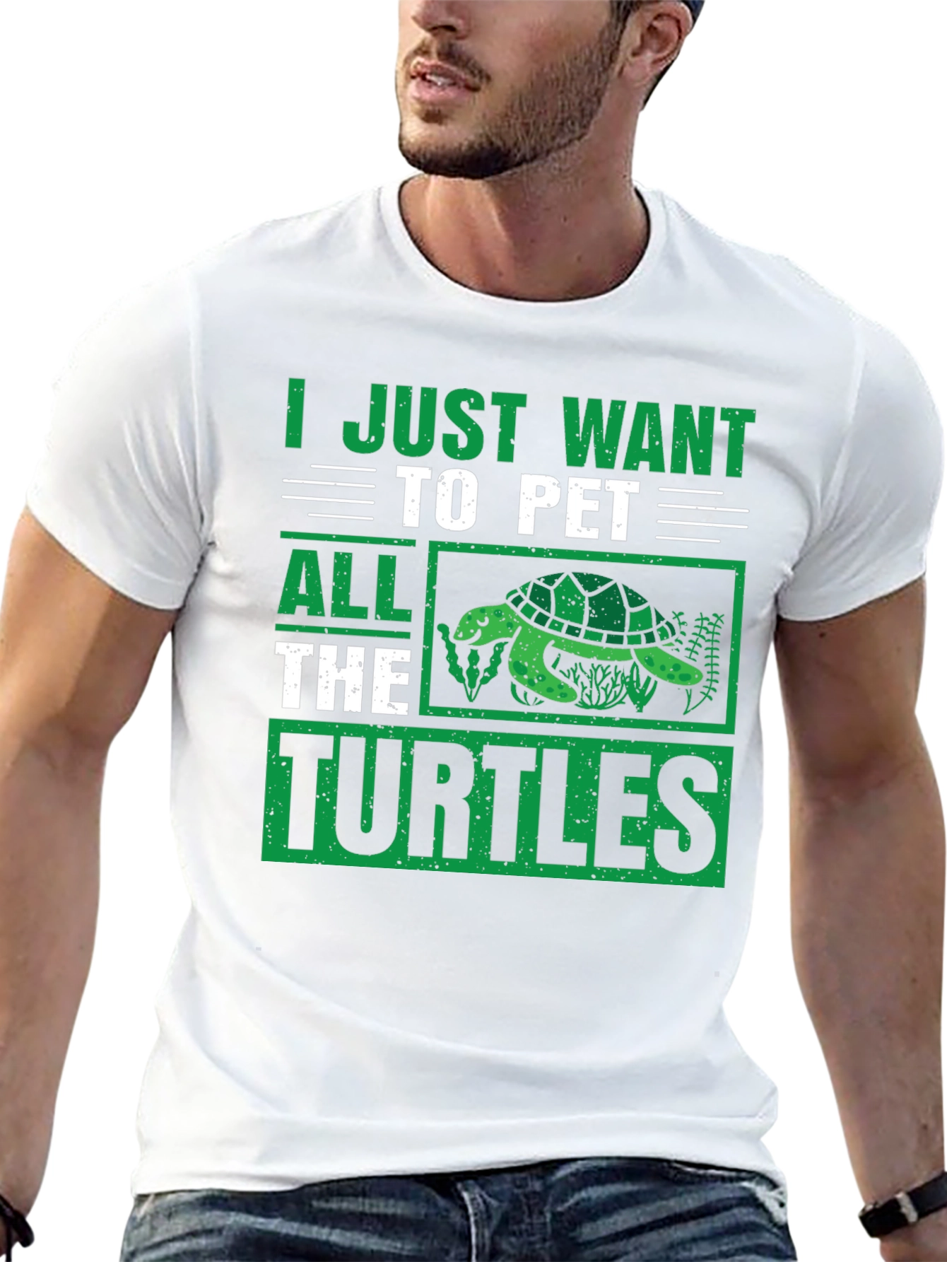 Turtle Lover T-Shirt: Pet All The Turtles!