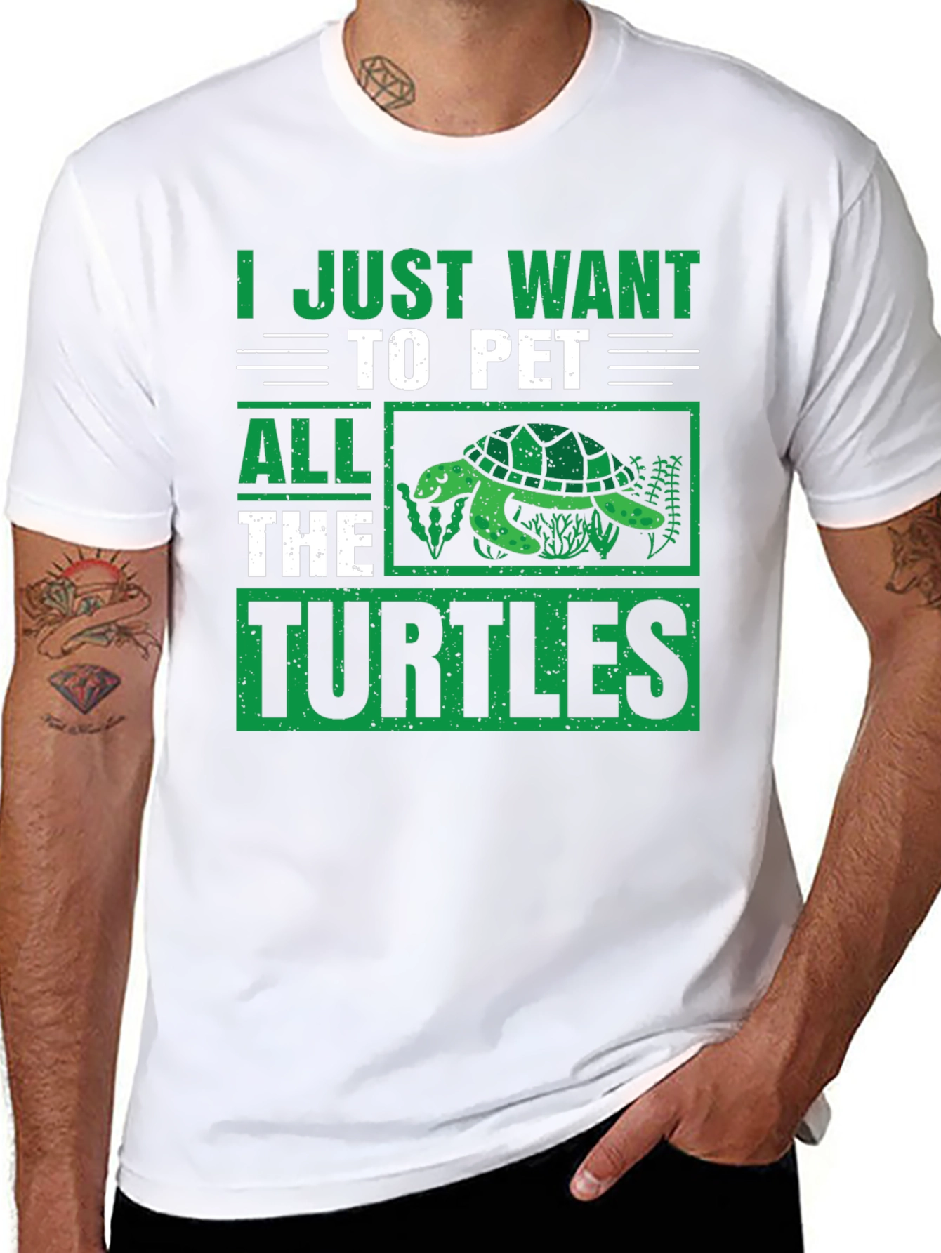 Turtle Lover T-Shirt: Pet All The Turtles!