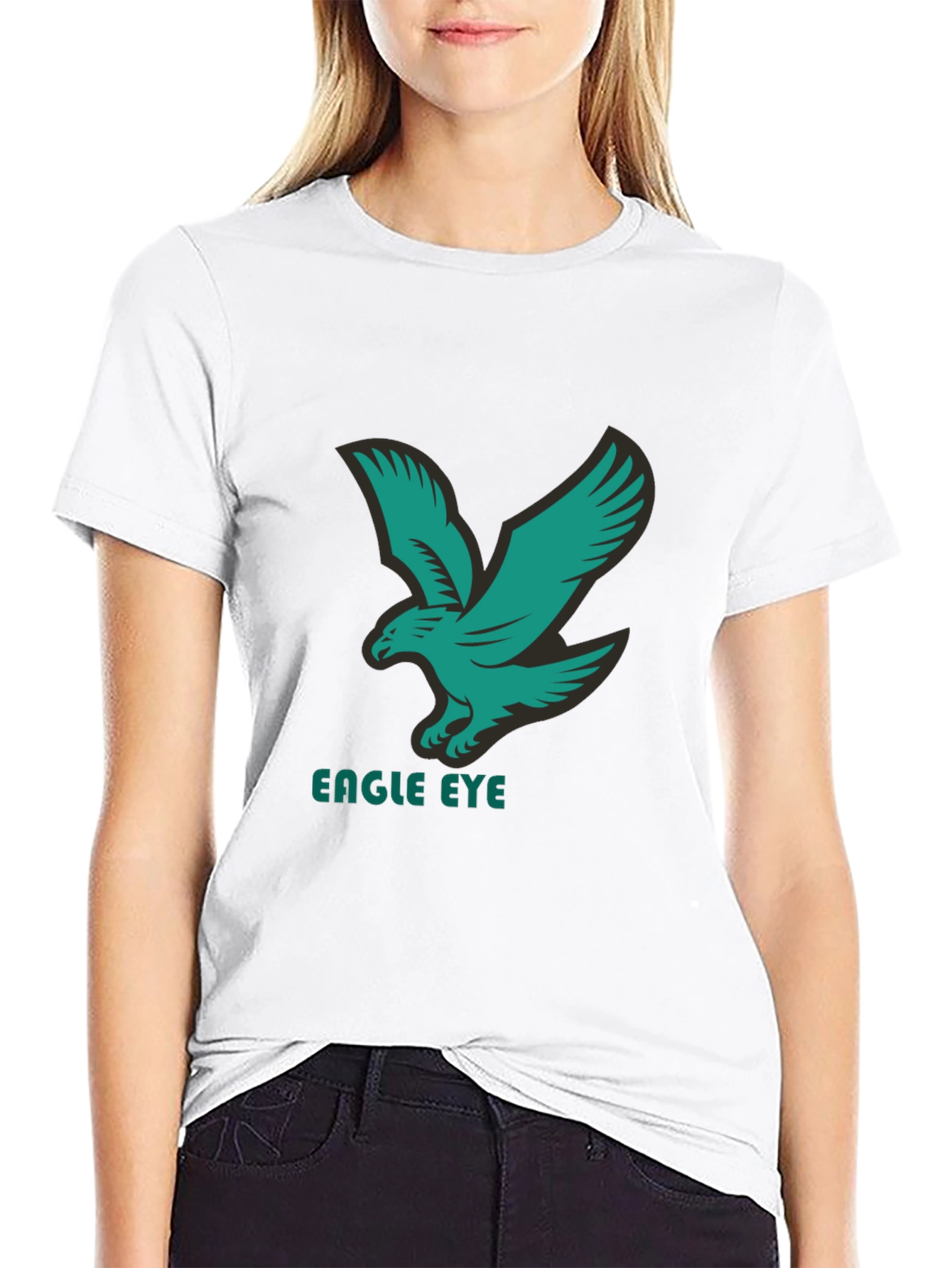 Eagle Eye Black Graphic T-Shirt