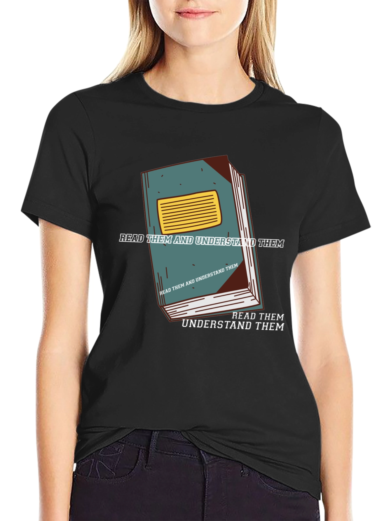 Read & Understand Them Black T-Shirt