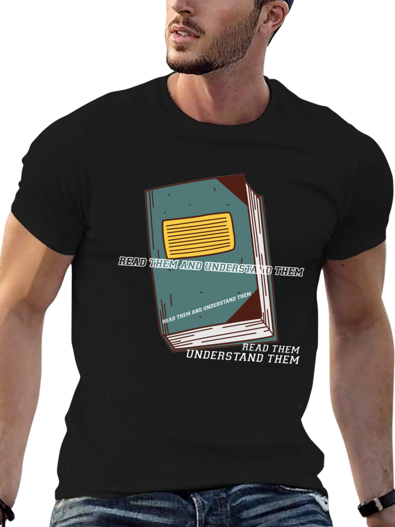 Read & Understand Them Black T-Shirt