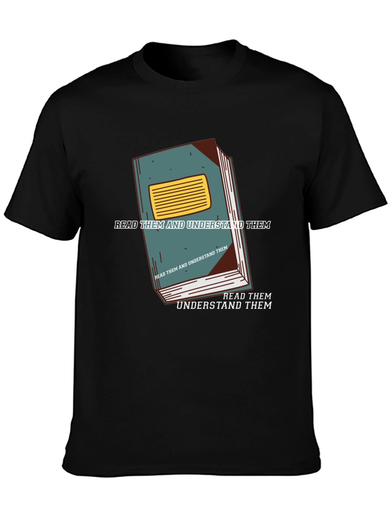 Read & Understand Them Black T-Shirt