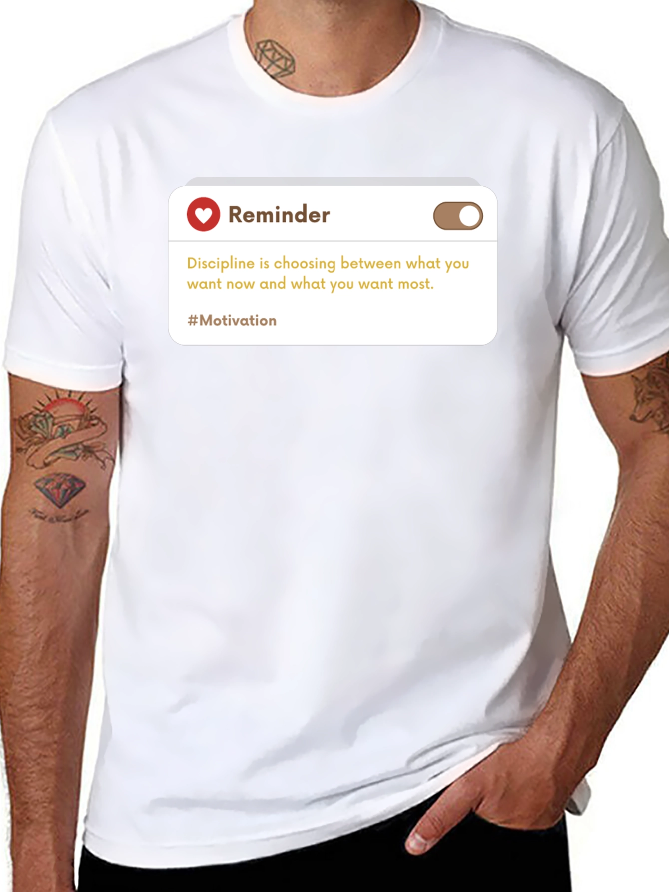 Reminder Motivation Black T-Shirt