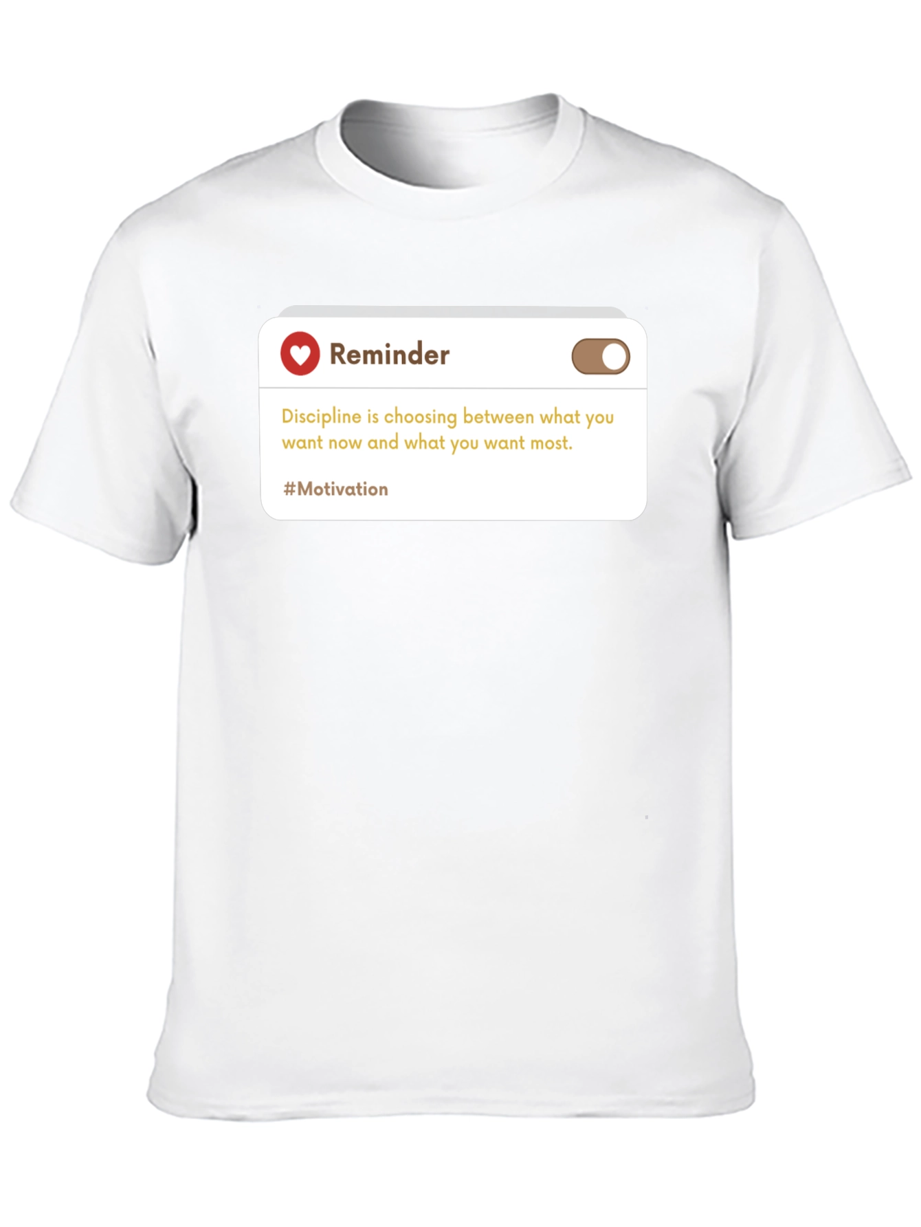 Reminder Motivation Black T-Shirt