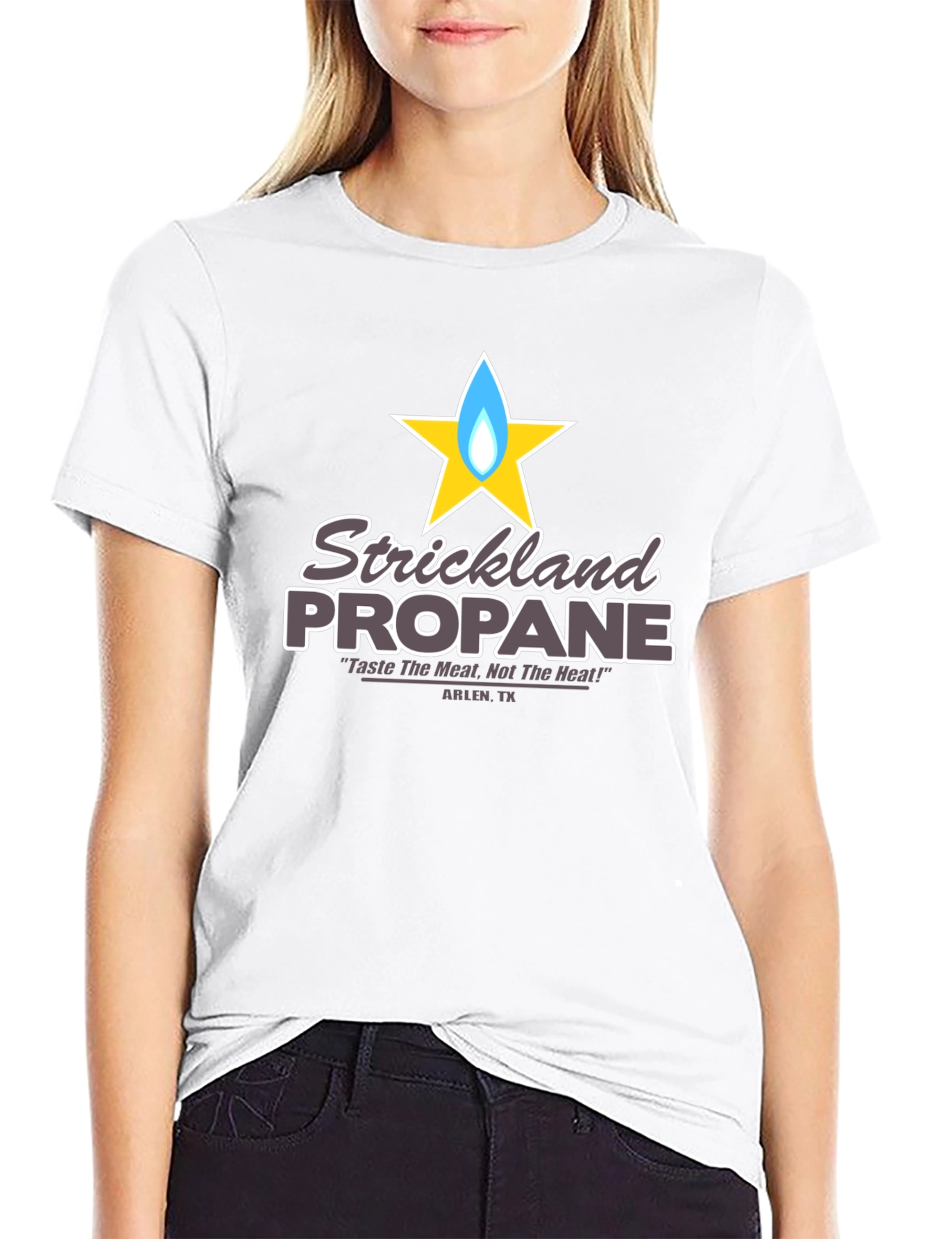 Strickland Propane T-Shirt - Taste The Meat!